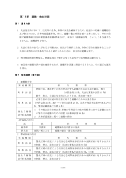 第 13 節 避難・救出計画