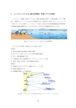 2. シャトルシップによる二酸化炭素輸送・貯留システムの検討