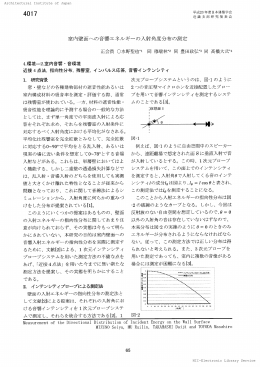 室内壁 ネル ギーの 入 射角度分布 ・ ・ ・ 一 ・ 一 一． 0〜78° ・ る［1］。 1