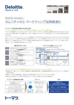 オムニチャネル マーケティング投資最適化