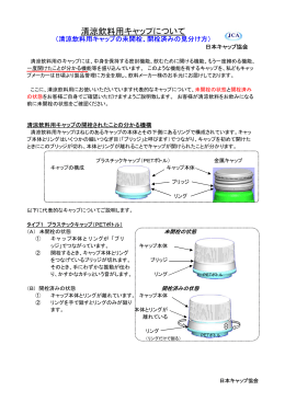 清涼飲料用キャップについて