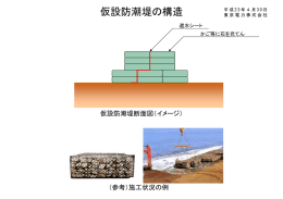 仮設防潮堤の構造（PDF 93.3 KB）