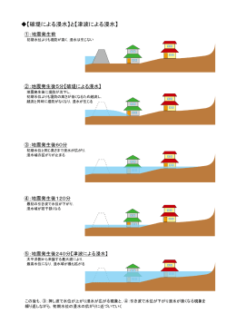 破堤・津波による浸水 (PDFファイル)