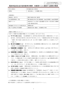 家庭用及びこれに類する電気機器の安全性 JIS C 9335-2-59
