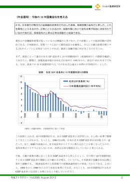 今後の10 年国債金利を考える