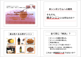 そもそも 柿渋色々 整理が必要