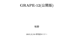 GRAPE-12(公開版)