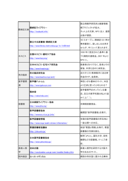 闘病記文庫 闘病記ライブラリー http://toubyoki.info/ 国立情報学研究所
