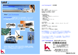 レアードテクノロジー社紹介資料 (PDF:724KB)
