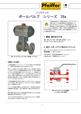 ボールバルブ シリーズ 26a - Pfeiffer Chemie