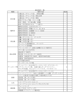 1 小銭入れ（チャック式）黒色丸型 1