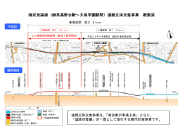 西武池袋線（練馬高野台駅～大泉学園駅間）連続立体交差事業