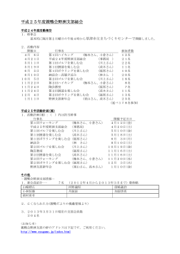 25_1平成25年度支部総会・懇親会報告