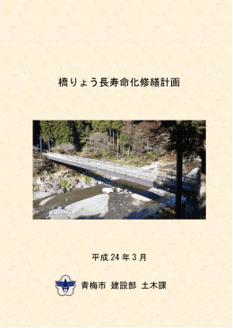 青梅市橋りょう長寿命化修繕計画（PDF：612KB）