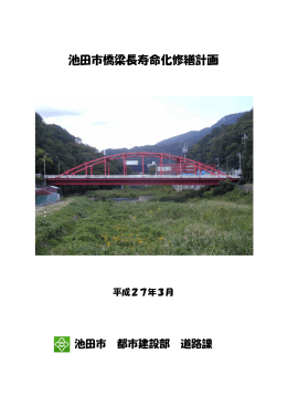 池田市橋梁長寿命化修繕計画（PDF：621.4KB）