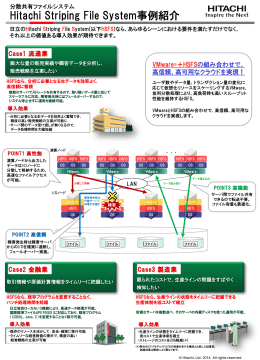 Hitachi Striping File System事例紹介