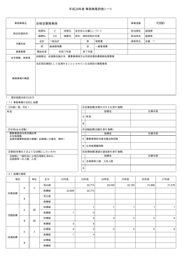 平成24年度 事務事業評価シート 自衛官募集事務 10380