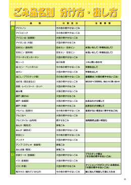 クッションバネが入っている場合は、 「大型の燃やせないごみ」