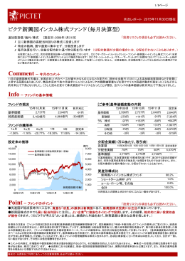 ピクテ新興国インカム株式ファンド（毎月決算型)
