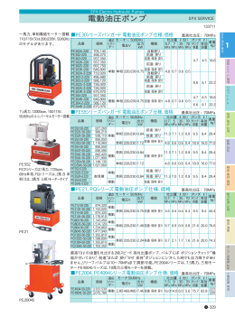 電動油圧ポンプ