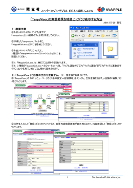 「TenpoVisor」の集計結果を地図上にグラフ表示する方法