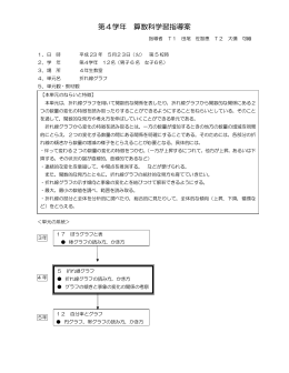 算数 折れ線グラフ