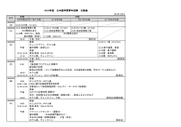 28.04.2015 2015年度 日本語学習青年招聘 日程案