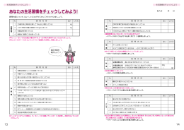 生活習慣チェックリスト（PDF：337KB）