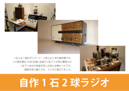 自作 1 石 2 球ラジオ