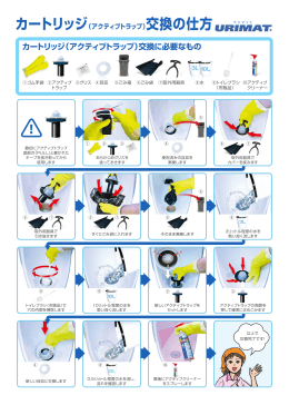 カートリッジ（アクティブトラップ）交換に必要なもの