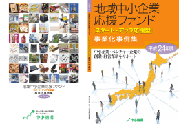 （スタート・アップ応援型）事業化事例集(PDF/15MB)