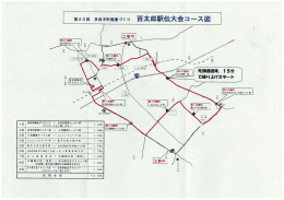 百太郎駅伝大会コース図