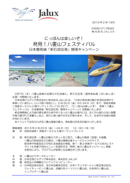発見！八重山フェスティバル 日本最南端 - 羽田空港ターミナル Big Bird