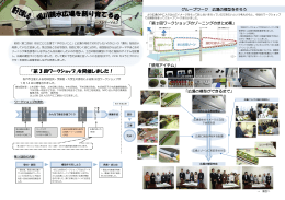 親子で楽しむ 坂川親水広場を創り育てる会 ニュースレターvol.3
