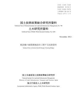 全 文 - 国土技術政策総合研究所