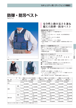 防弾・防刃ベスト