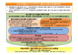 日本の適応イニシアチブ（適応分野の支援体制）