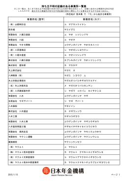 事業所名(カナ)