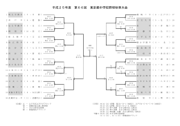 平成25年度 第66回 東京都中学校野球秋季大会