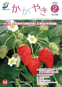 主食用米の需給改善と生産者の所得確保