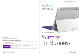 Surface ビジネスカタログ（PDF）