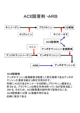 ACE阻害剤・ARB