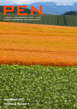 September 2011 Volume 2, Number 6