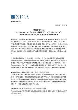 株式会社サイカ セールスフォース・ドットコム、伊藤忠テクノロジー