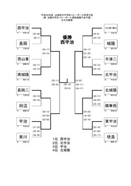 優勝 西宇治