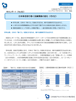 日本株を取り巻く投資環境の変化（その2）