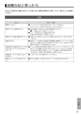 故障かなと思ったら