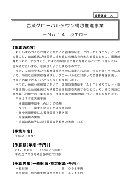【羽生市】岩瀬グローバルタウン構想推進事業（PDF：277KB）