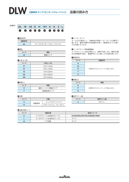 品番の読み方