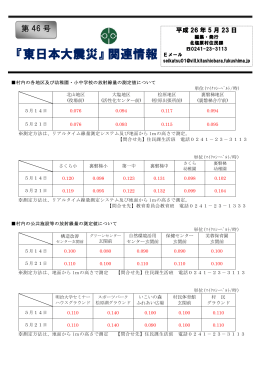 第46号 - 北塩原村